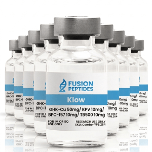 (5 PACK) KLOW - GHK-Cu - 50mg / KPV - 10mg / BPC-157 - 10mg / TB500 - 10mg (5 Vials)